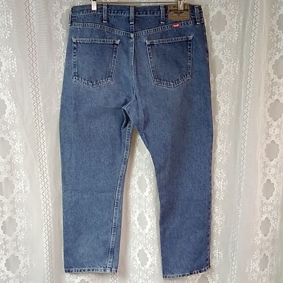Wrangler Premium Quality Est 1947 Men Jeans Size 38X29 - Picture 2 of 11